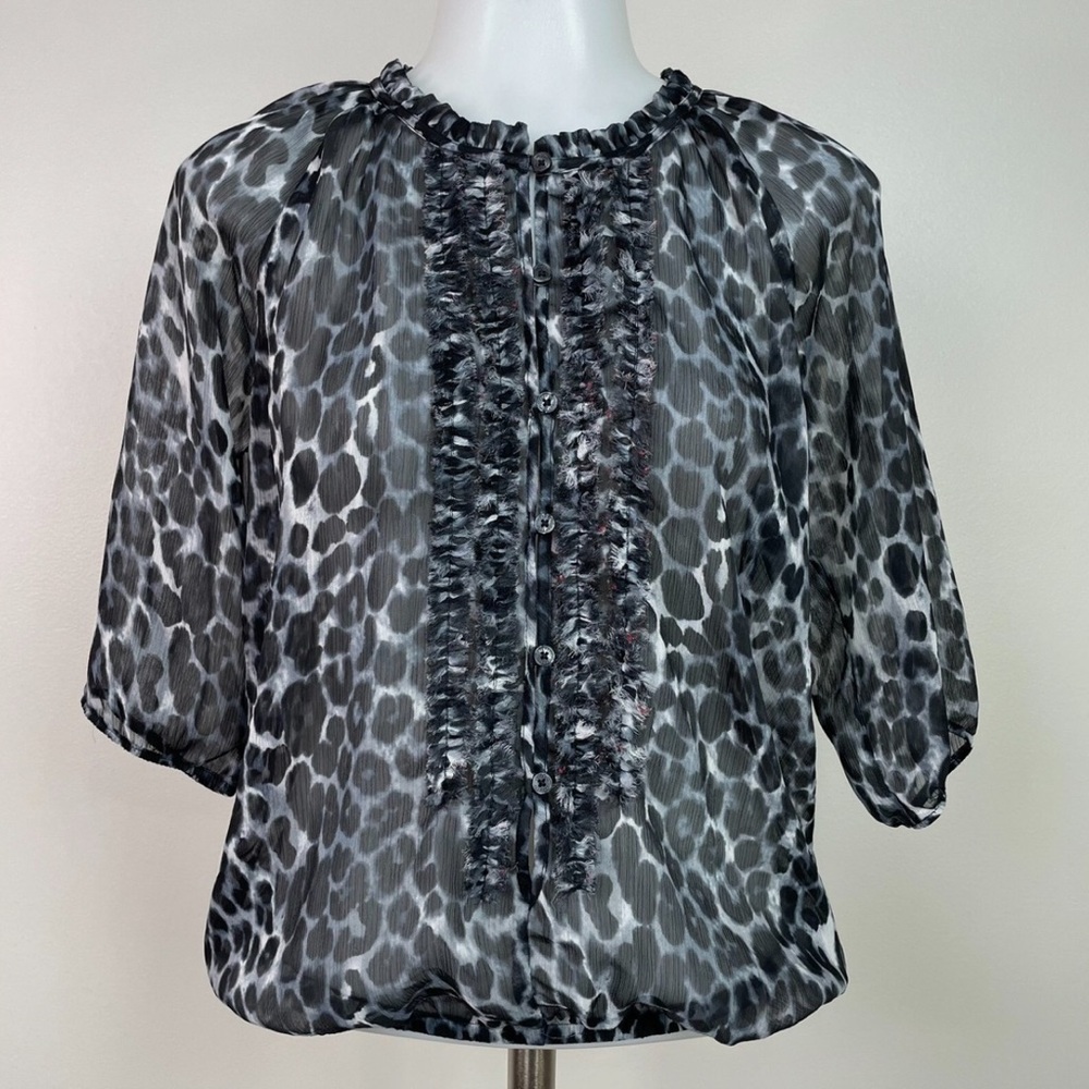 Express Monochrome Patterned Skirt